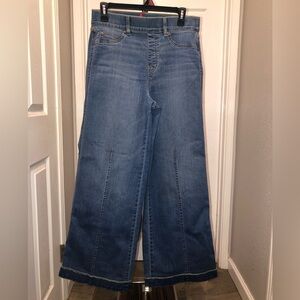 Spanx Vintage Indigo Wide Leg Jeans Size M